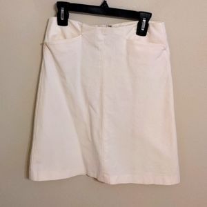 Theory white short skirt size 00